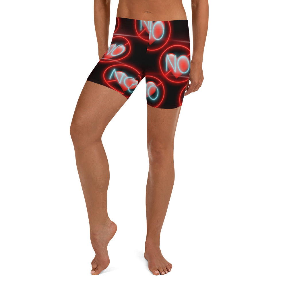 No Love 3 Yoga Shorts