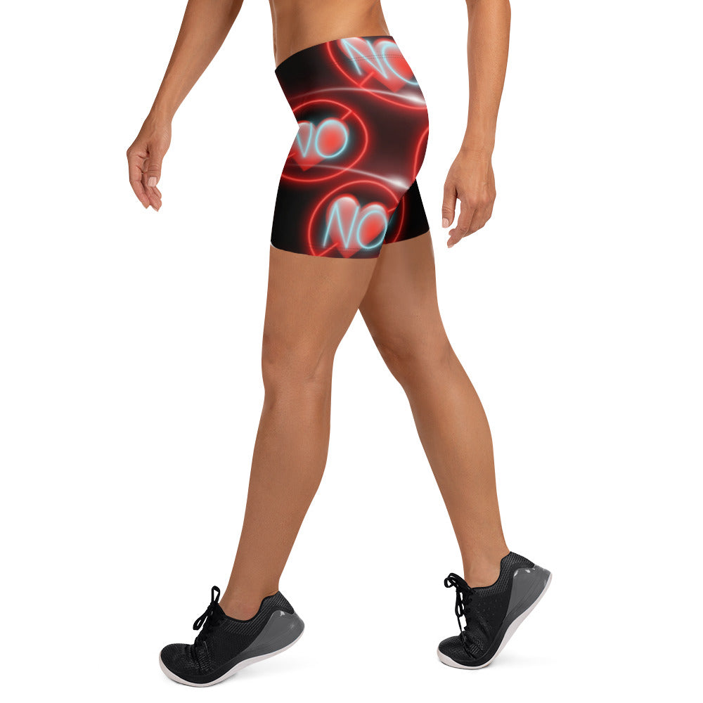 No Love 3 Yoga Shorts