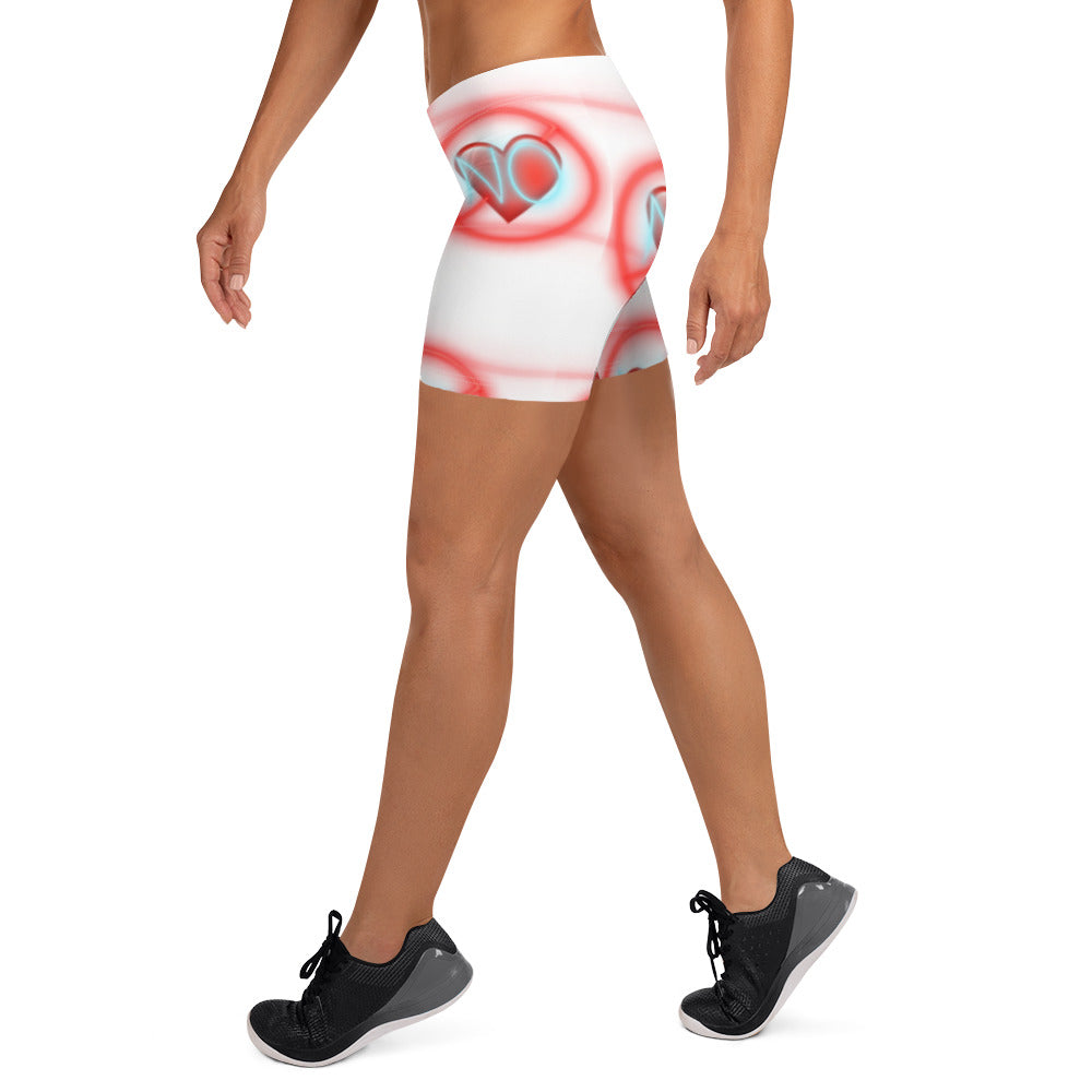 No Love 2 Yoga Shorts