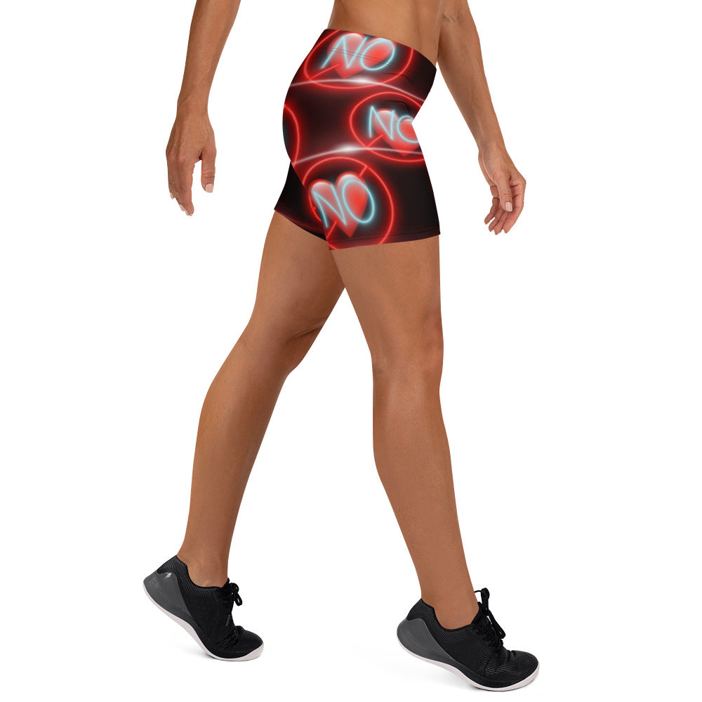 No Love 3 Yoga Shorts