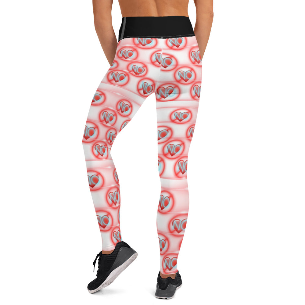 No Love 2 Black Leggings without pockets