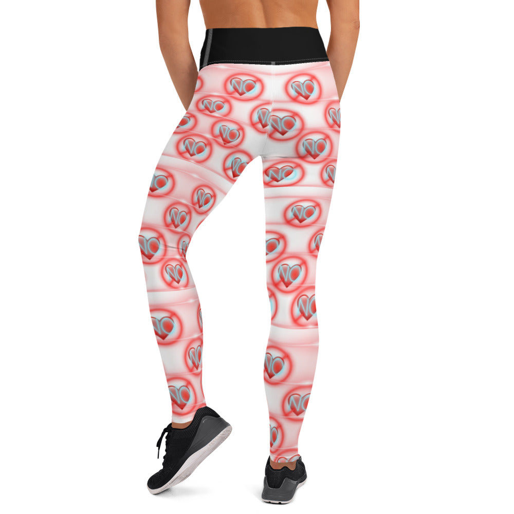 No Love 2 Black Leggings with pockets