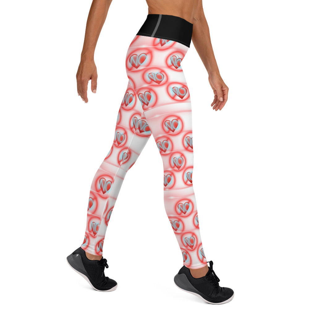 No Love 2 Black Leggings without pockets