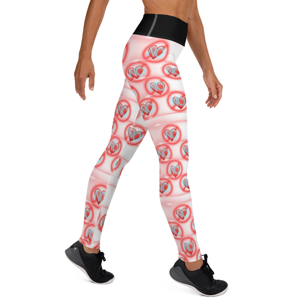 No Love 2 Black Leggings with pockets