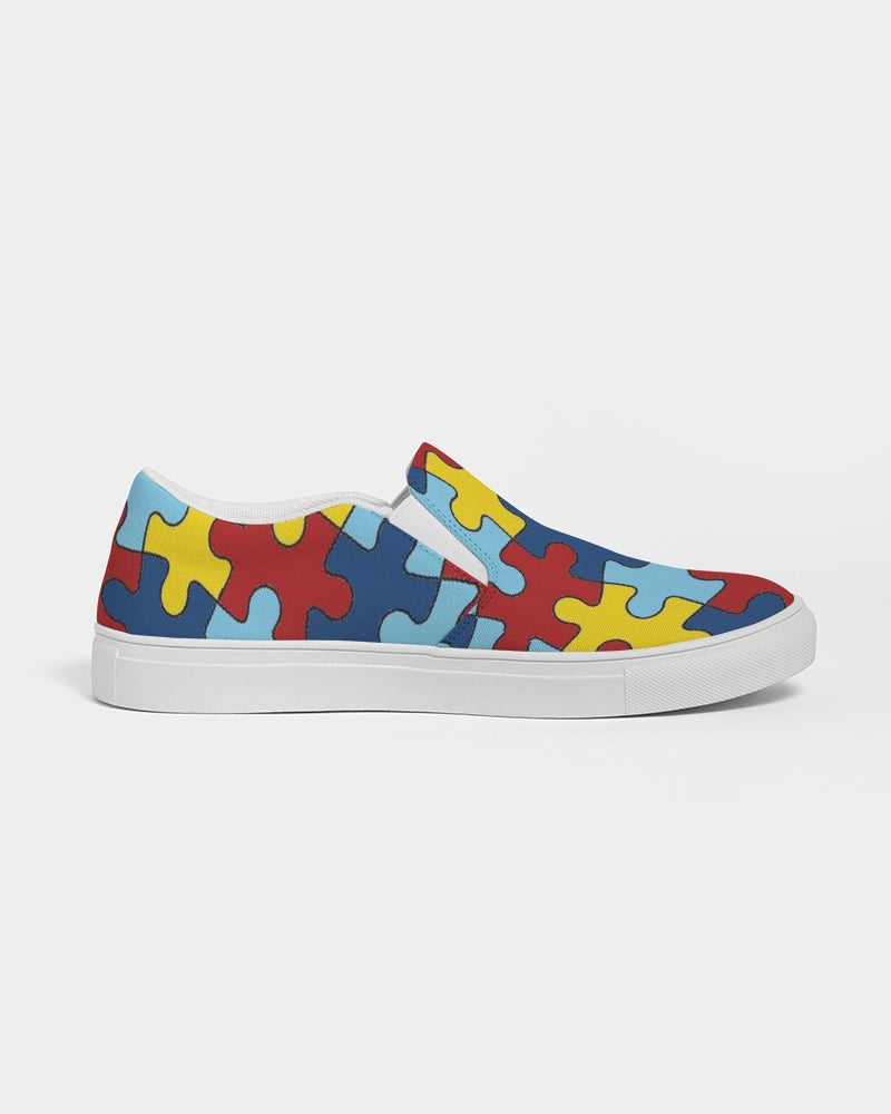 Autism Awareness FC4 Women's Slip-On Canvas Shoe