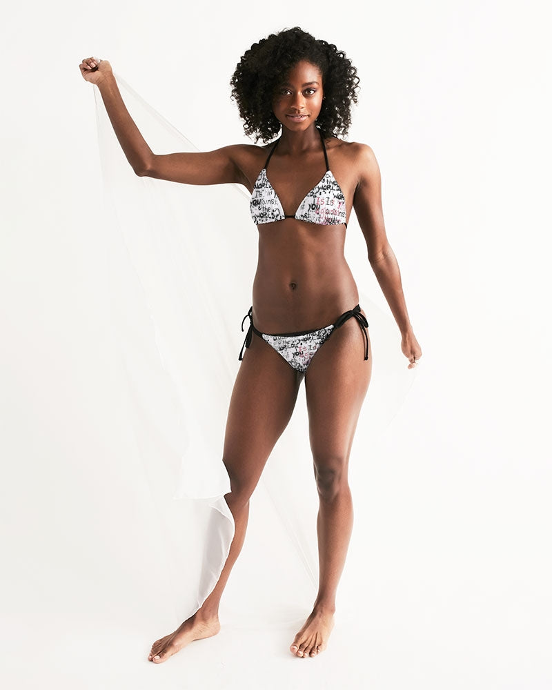 Graffiti Women's Triangle String Bikini
