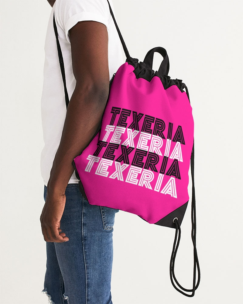 Azalea Canvas Drawstring Bag