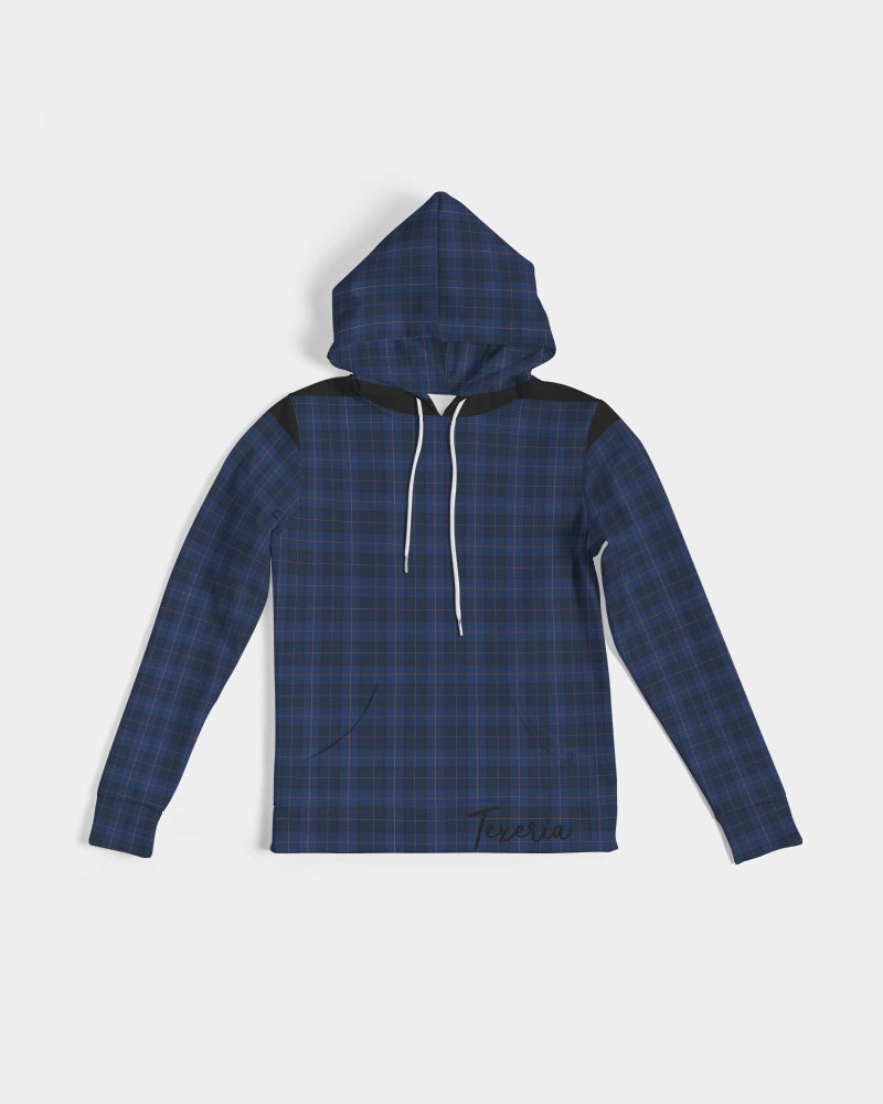Blue Plaid Women's Hoodie