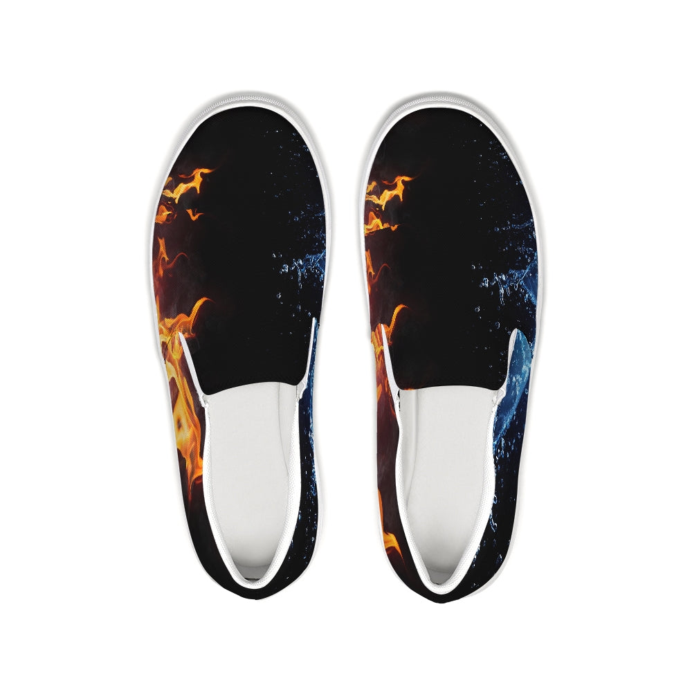 Water fire Slip-On Canvas Shoe