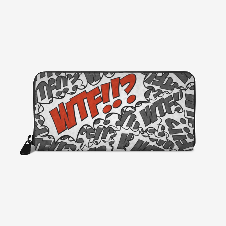 WTF! Unisex premium PU Leather Wallet