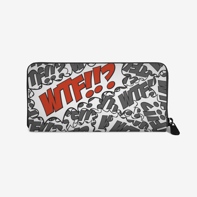 WTF! Unisex premium PU Leather Wallet