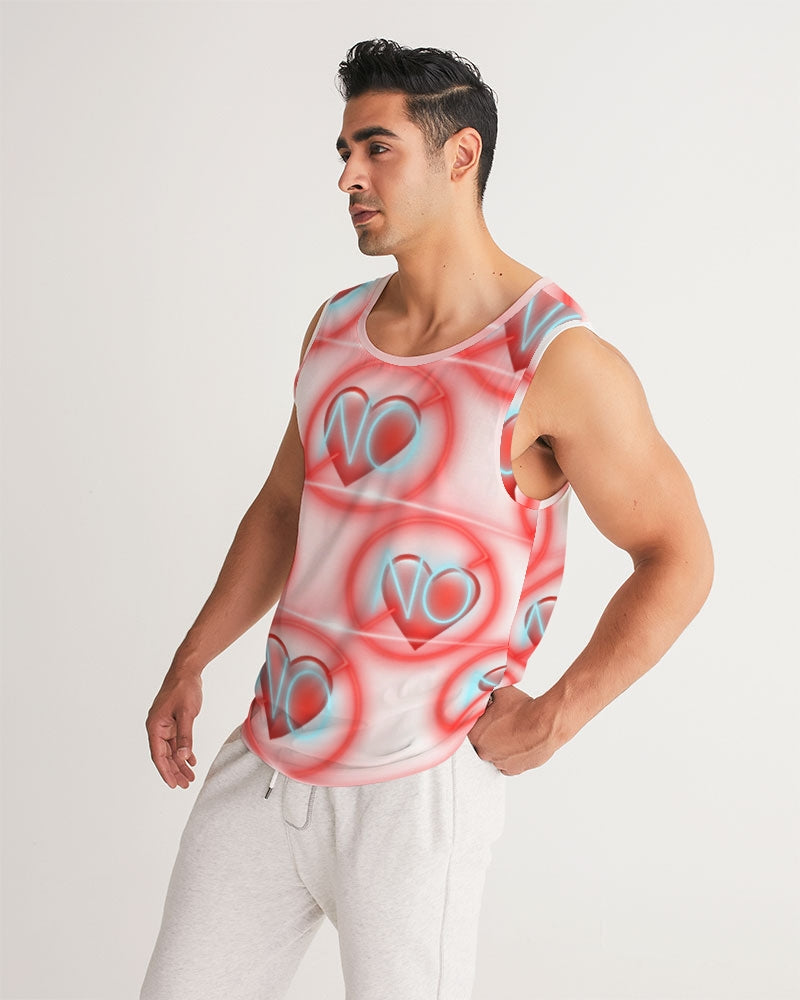 No love 2 Men's Sports Tank