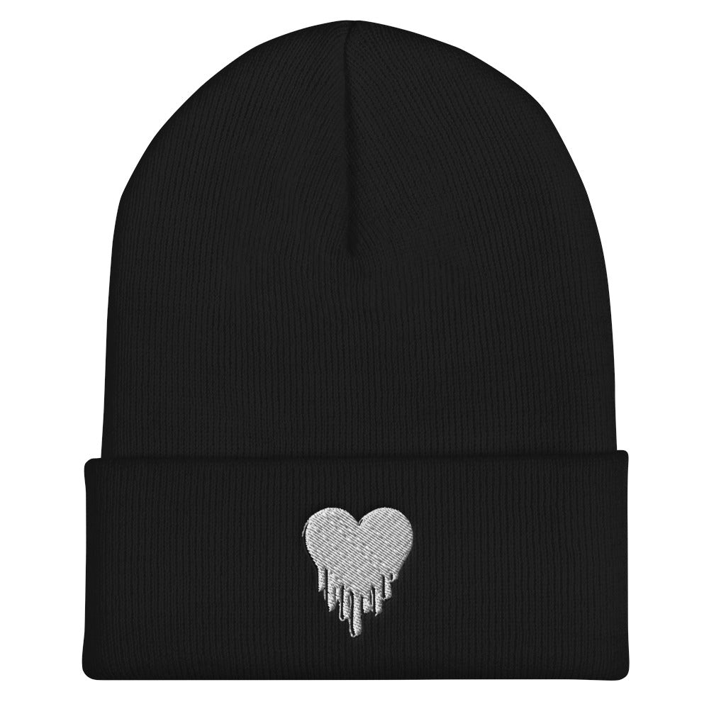 Heart Cuffed Beanie