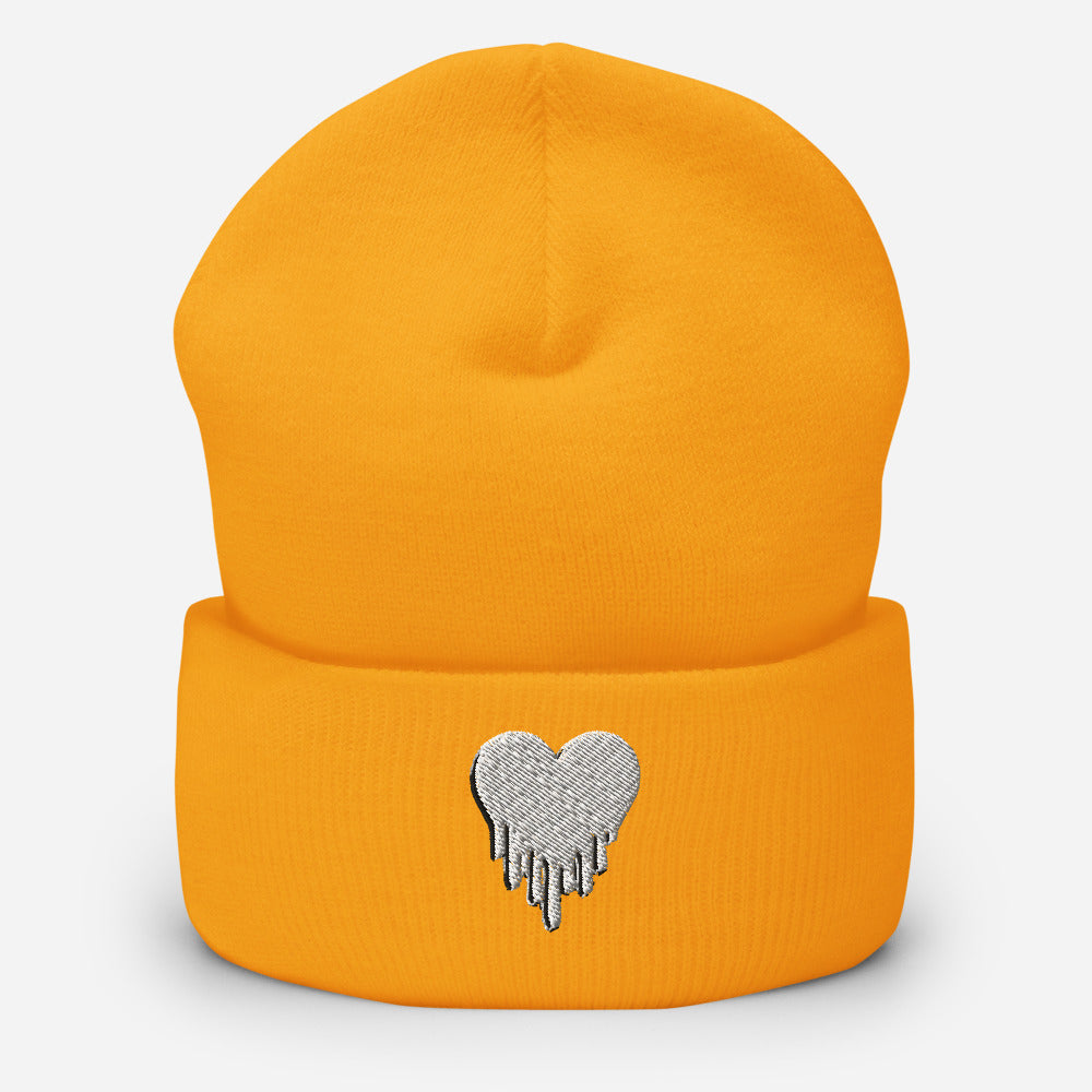Heart Cuffed Beanie