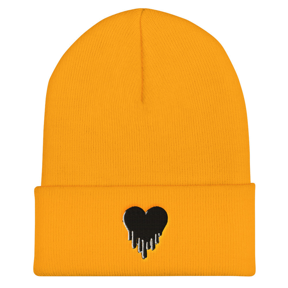 Heart Cuffed Beanie