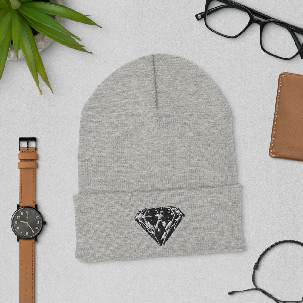 Diamond Cuffed Beanie