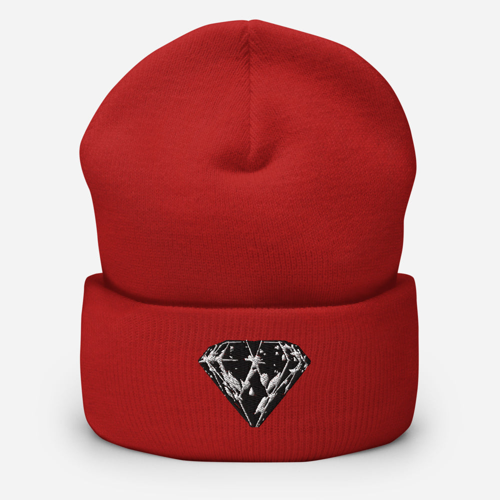 Diamond Cuffed Beanie