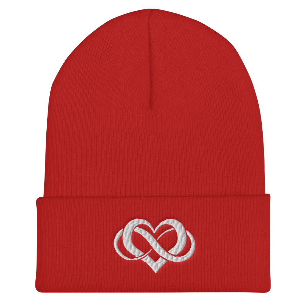 Poly Love Cuffed Beanie