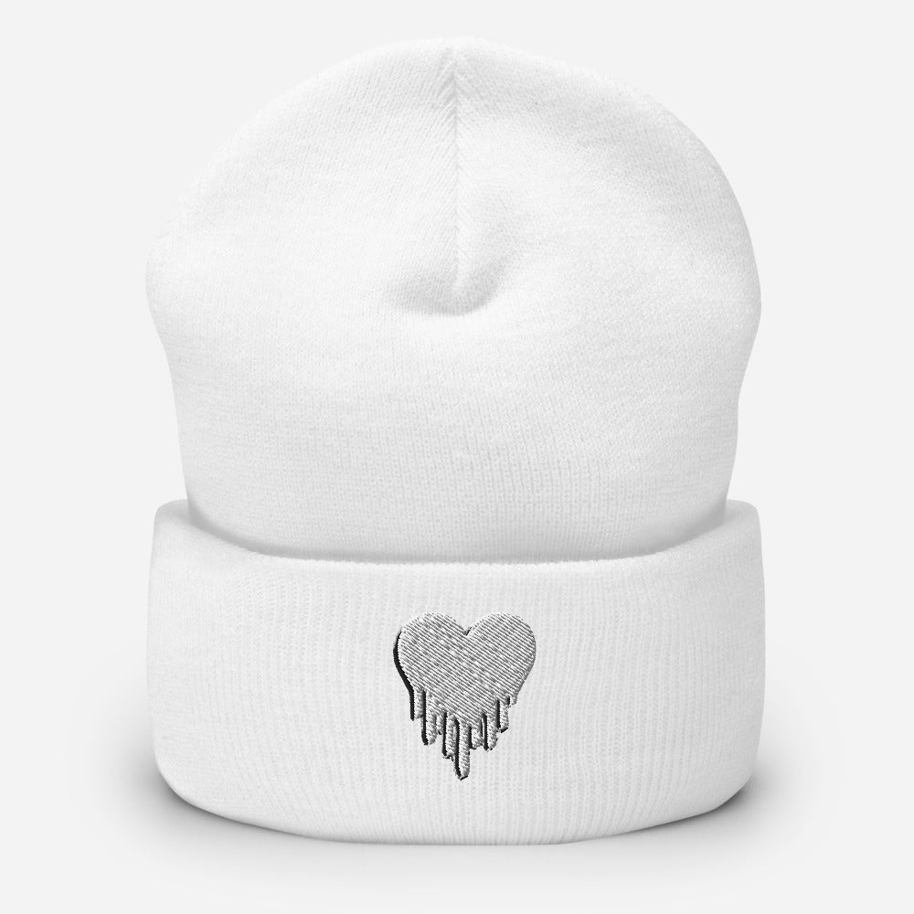 Heart Cuffed Beanie