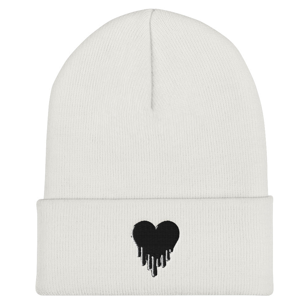 Heart Cuffed Beanie