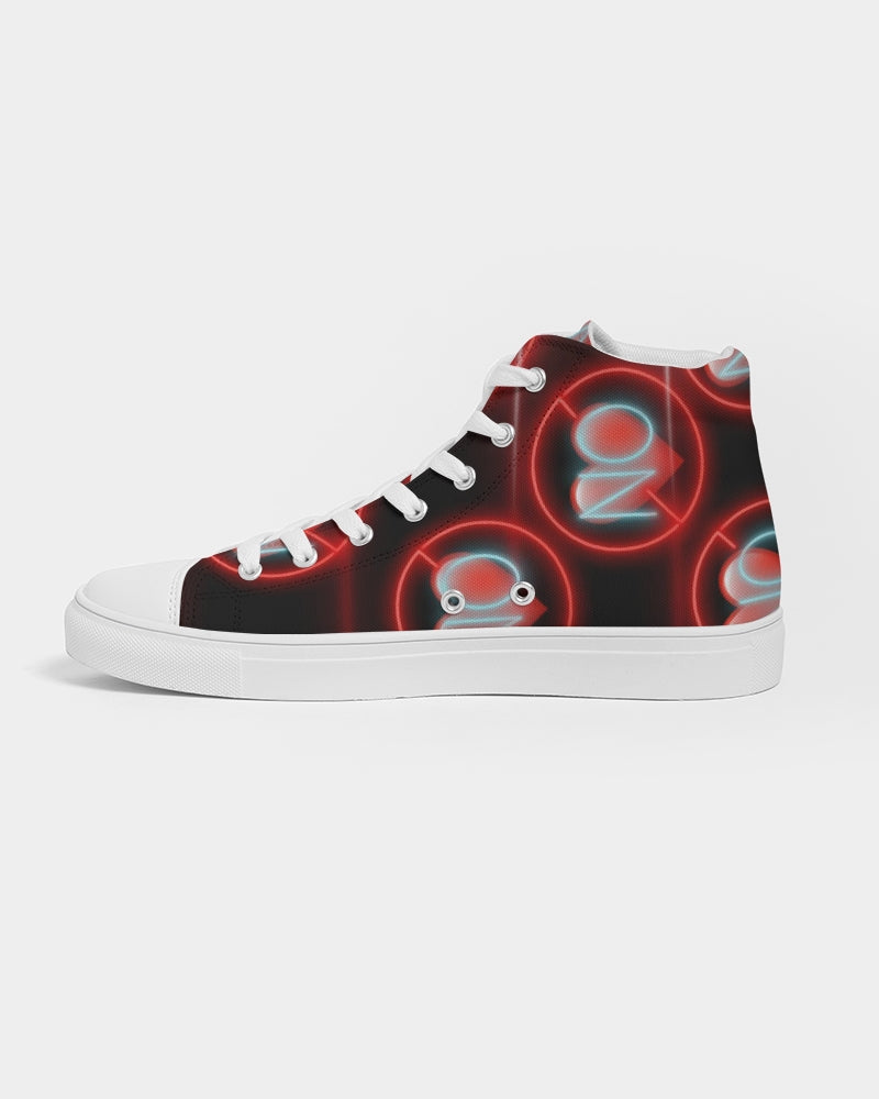 No love 3 Women's Hightop Canvas Shoe