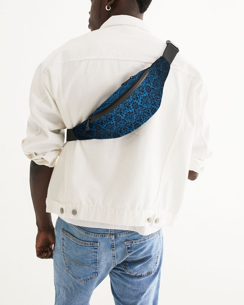 chandelier blue Crossbody Sling Bag