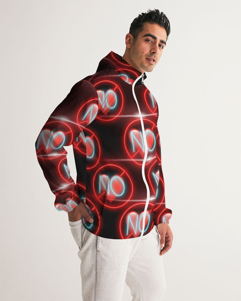 No love 3 Men's Windbreaker