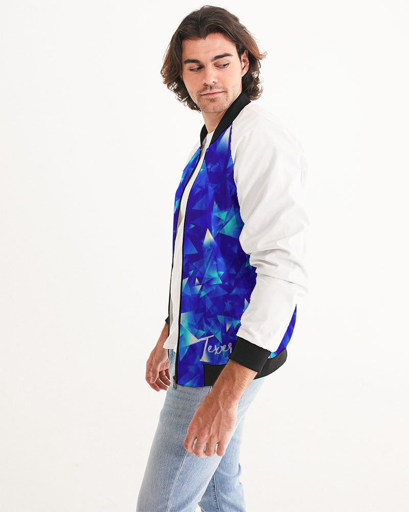 Crystal Blue Men's Bomber Jacket