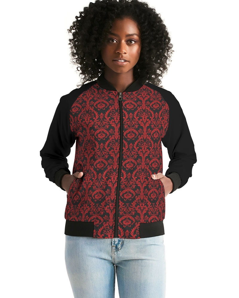 Chandelier Red Women's Bomber Jacket