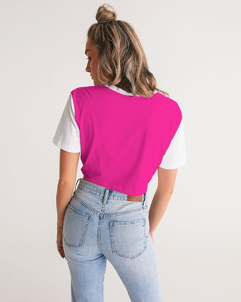 Azalea Women's Twist-Front Cropped Tee