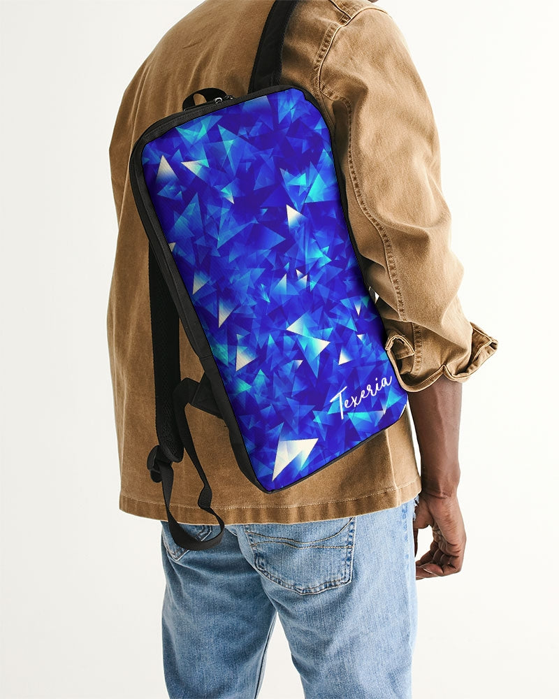 Crystal Blue Slim Tech Backpack