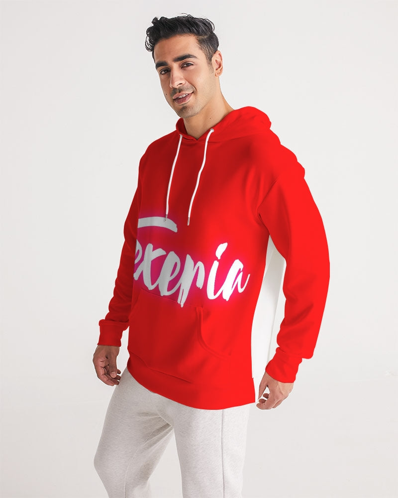White logo Script Men's Hoodie