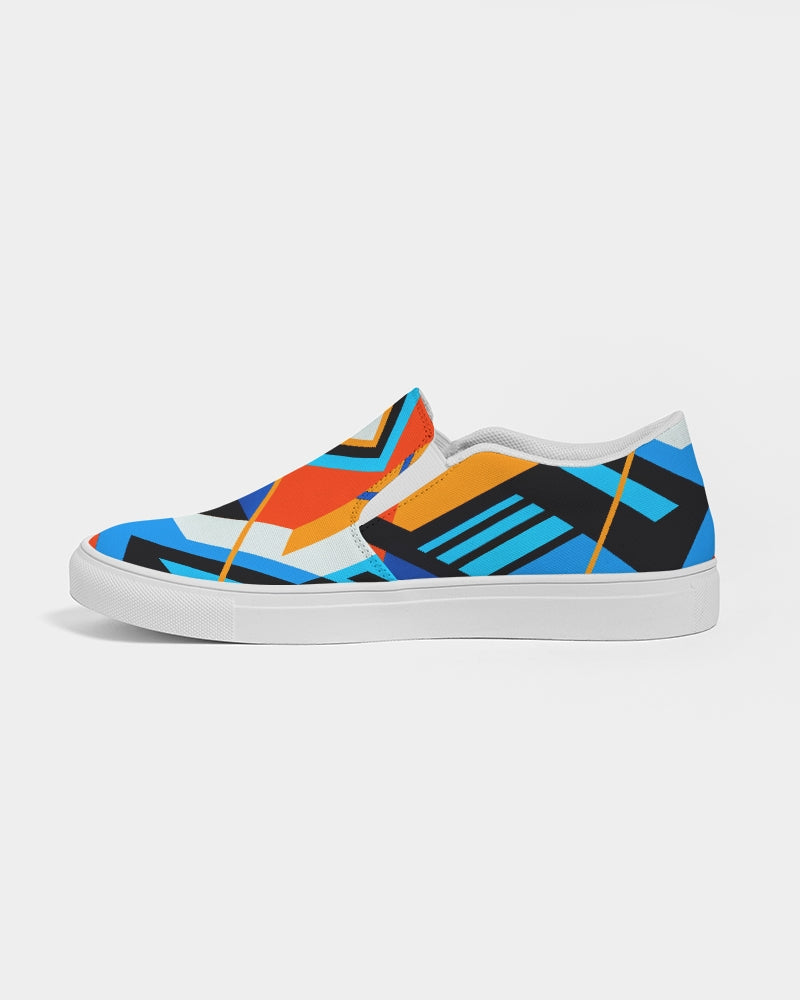 Aztec blue Women's Slip-On Canvas Shoe