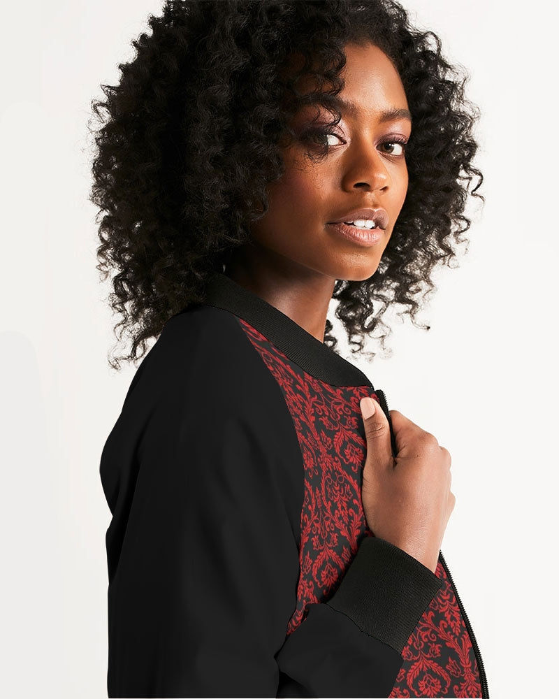 Chandelier Red Women's Bomber Jacket
