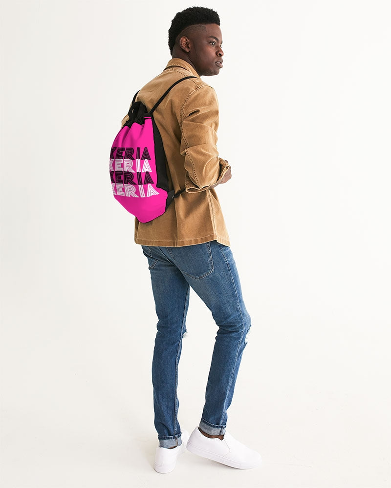 Azalea Canvas Drawstring Bag