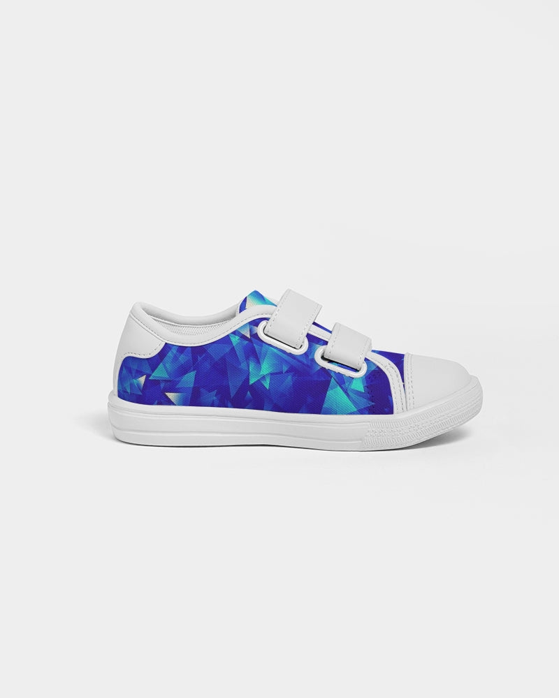 Crystal Blue Kids Velcro Sneaker