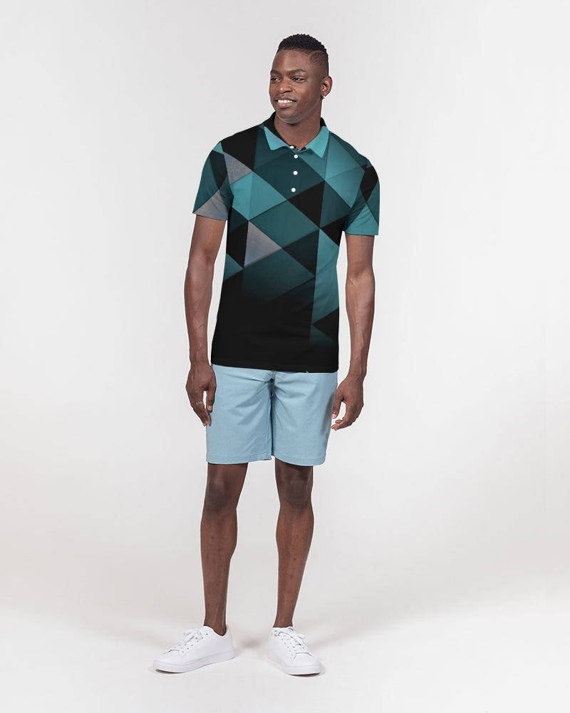 Triangle Men's Slim Fit Short Sleeve Polo