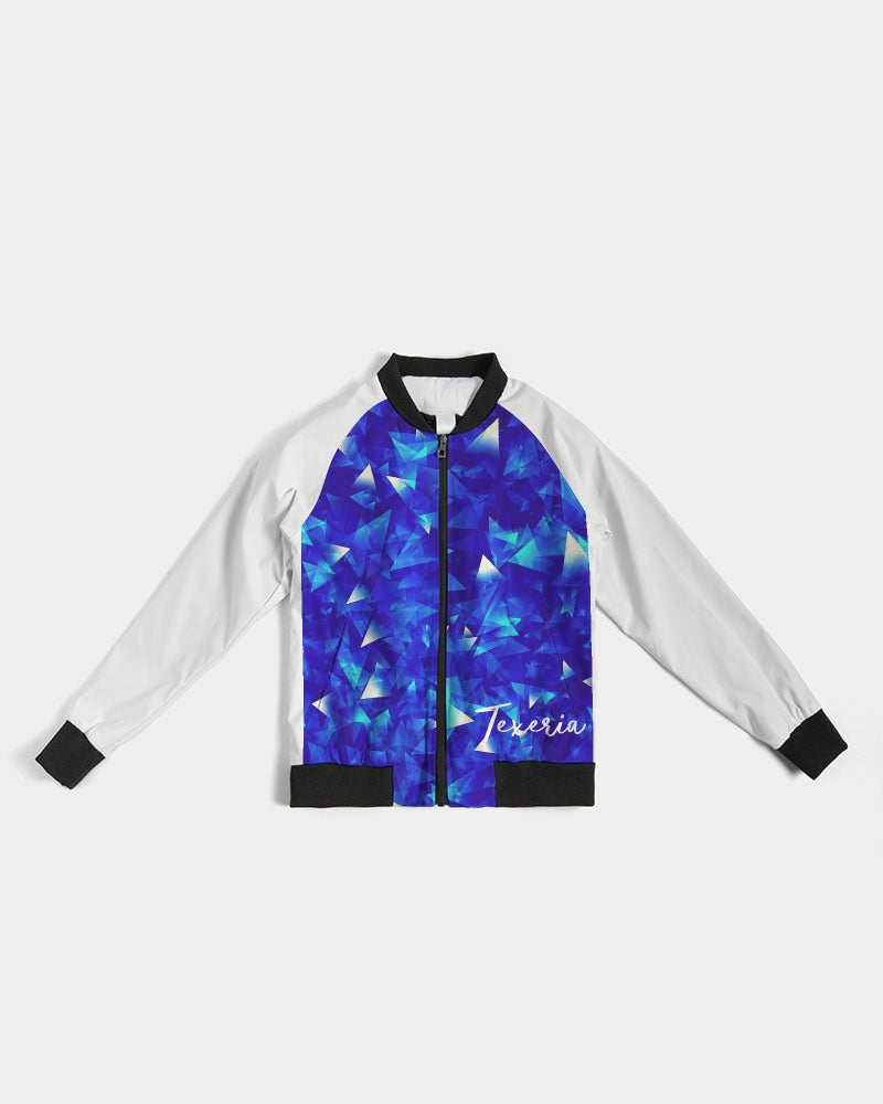 Crystal Blue Women's Bomber Jacket