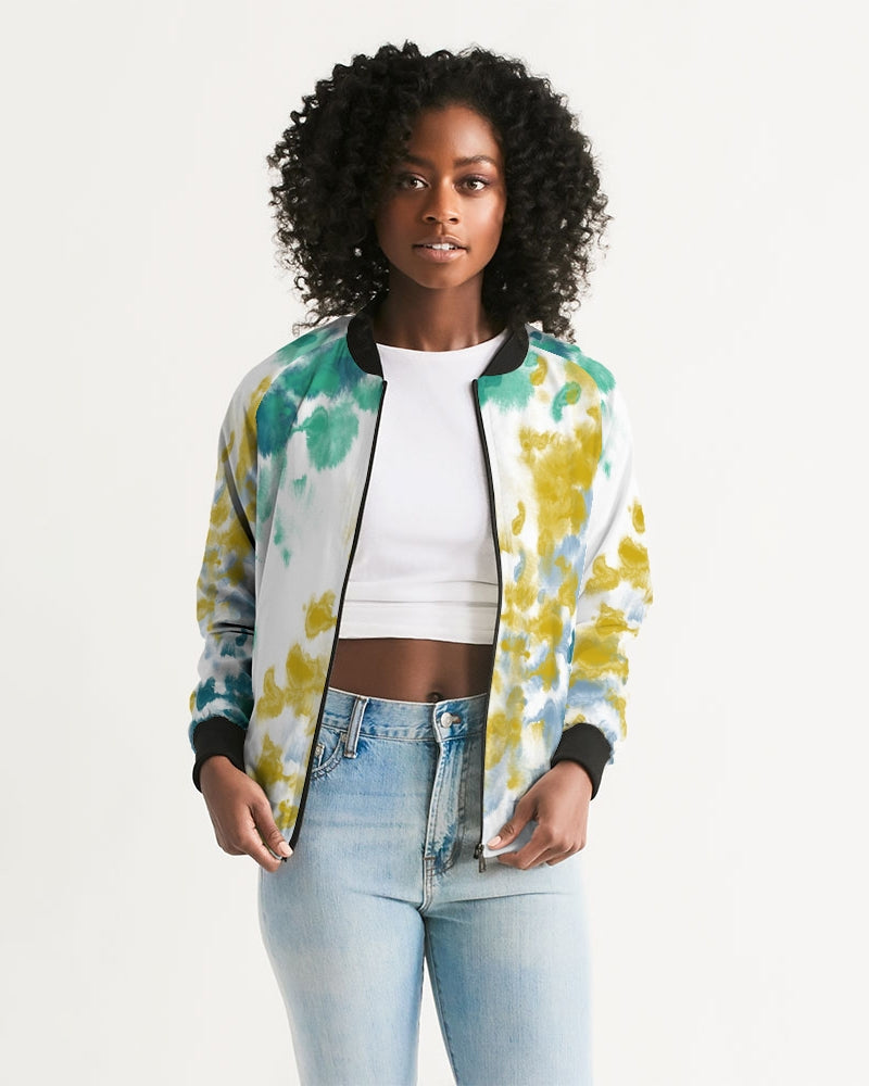 Watercolor Women's Bomber Jacket