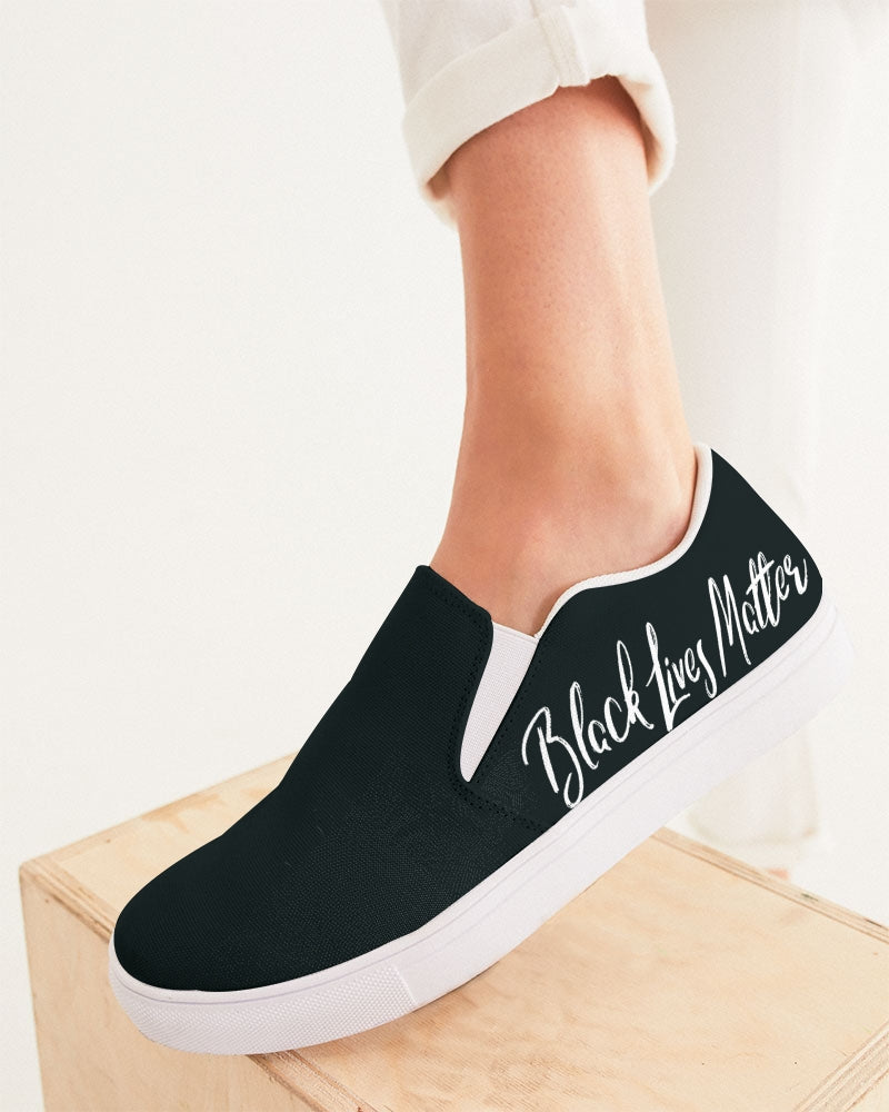 BLACK LIVES MATTER Women's Slip-On Canvas Shoe