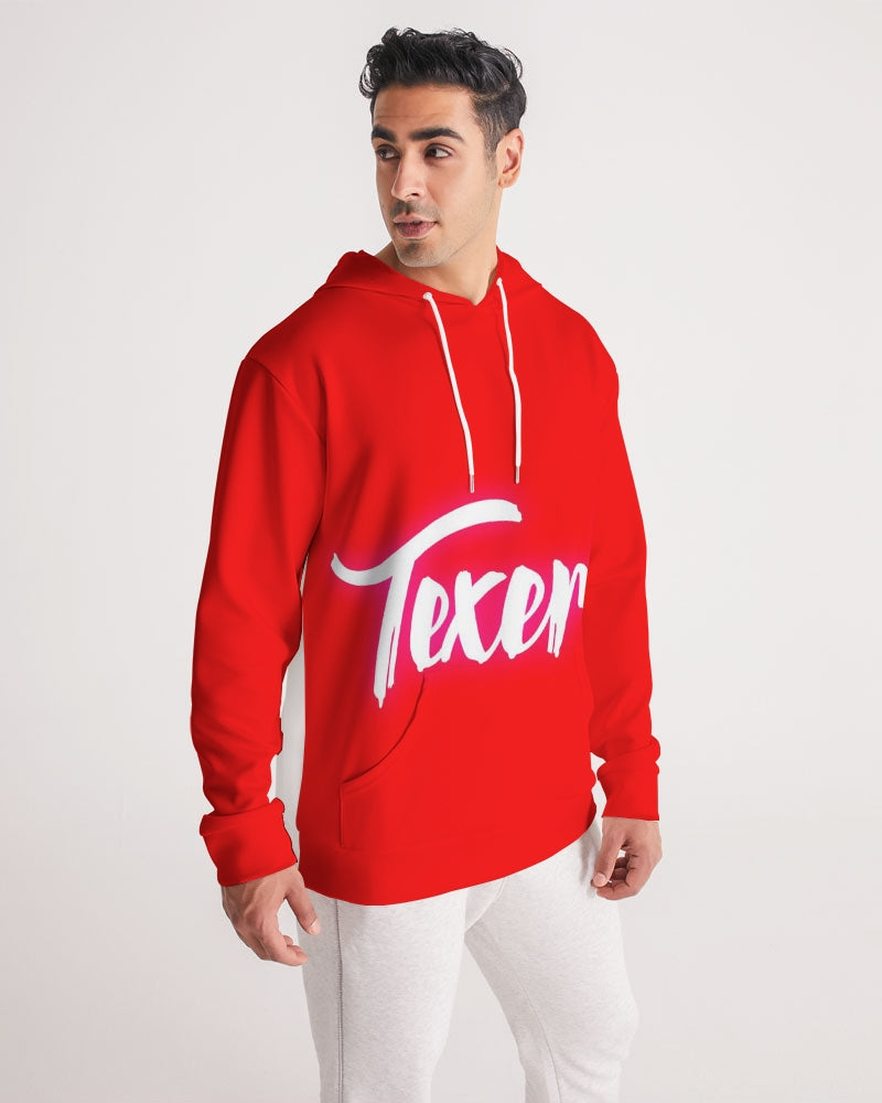 White logo Script Men's Hoodie