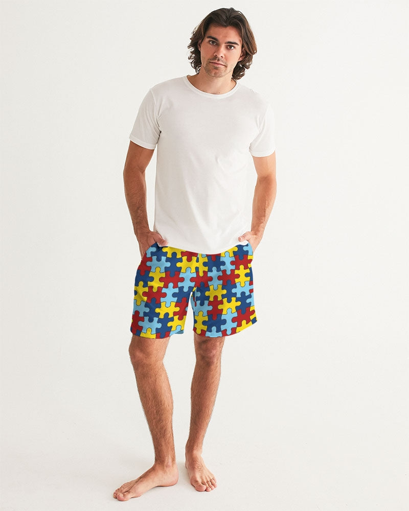 Autism Awareness FC4 Men's Swim Trunk