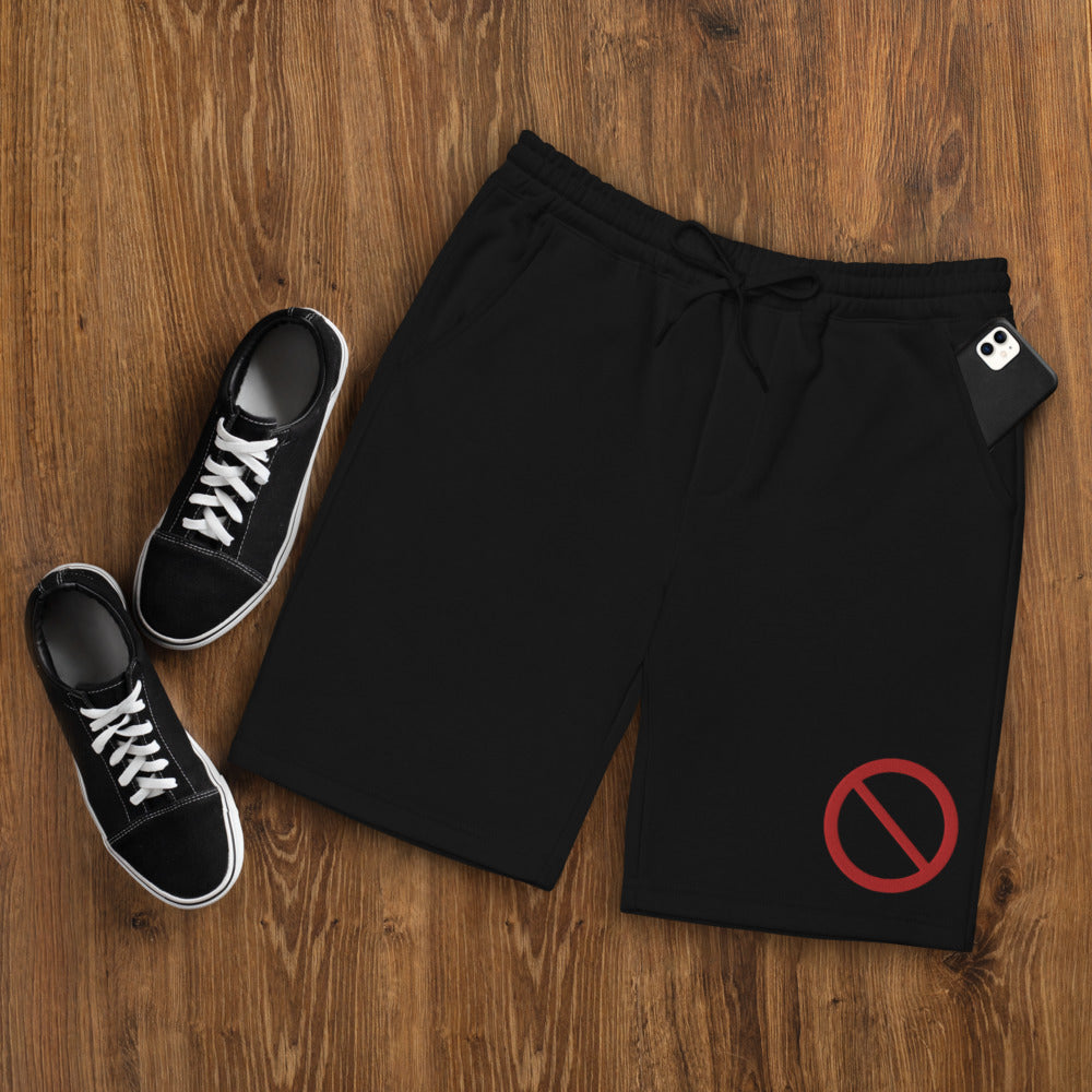 No Men's fleece shorts