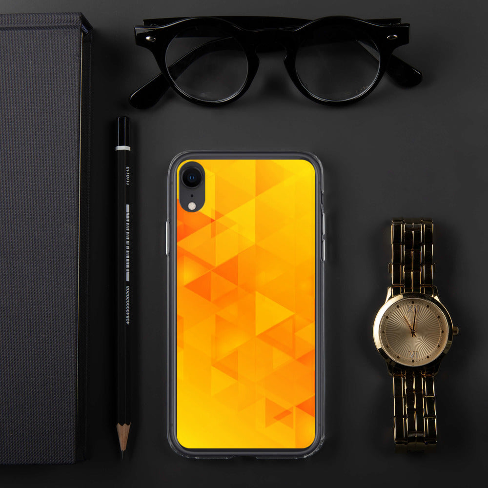 Orange Abstract iPhone Case