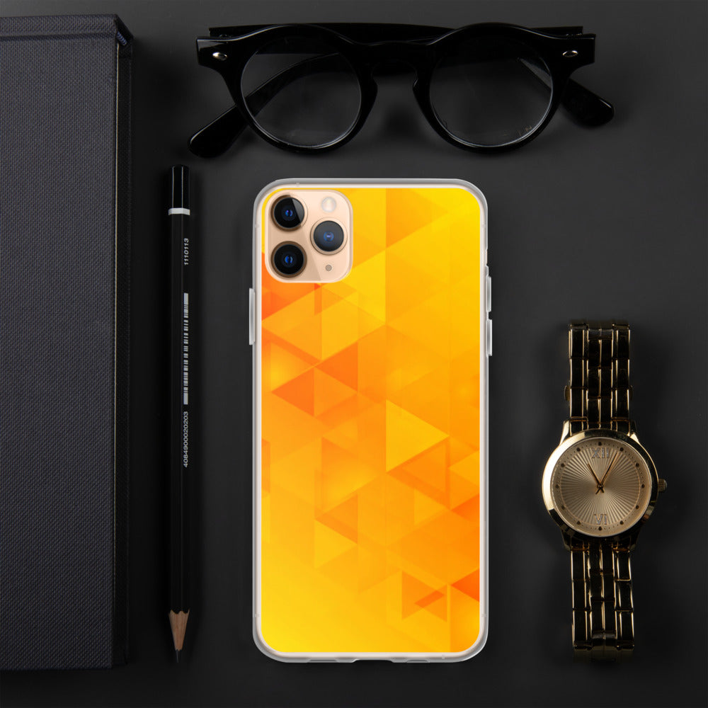 Orange Abstract iPhone Case