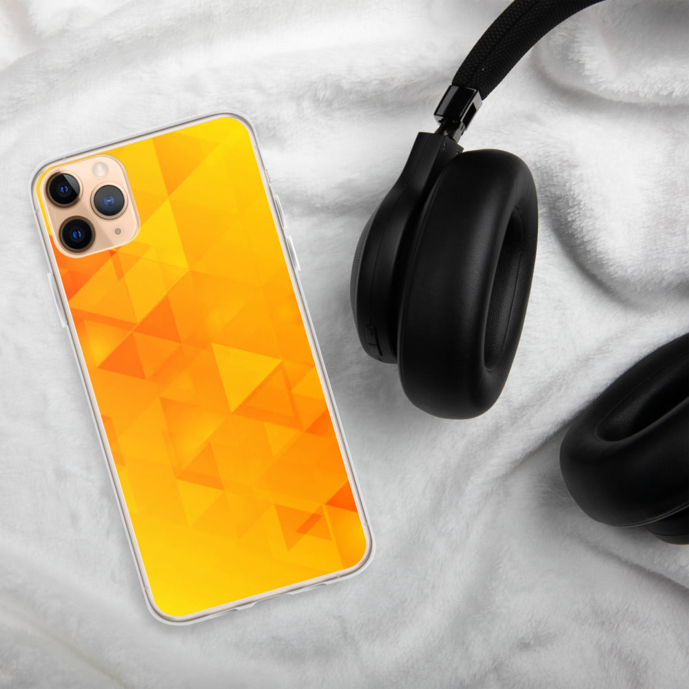 Orange Abstract iPhone Case