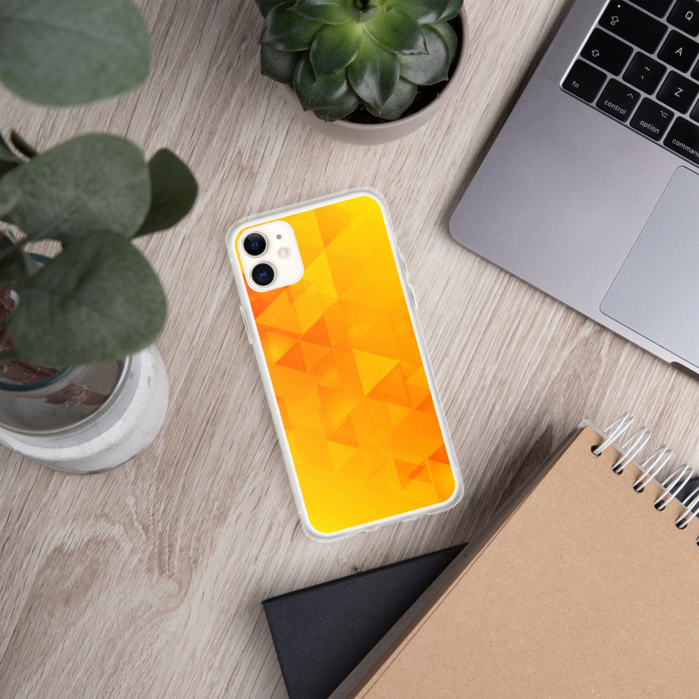 Orange Abstract iPhone Case