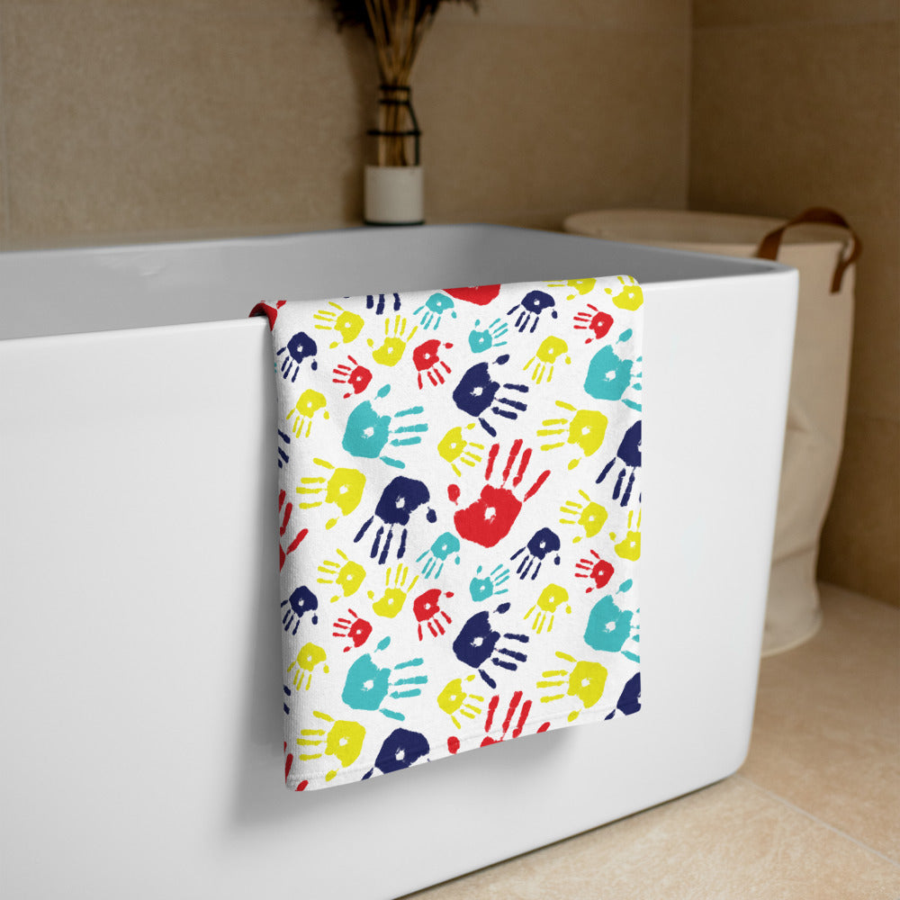 Autism Awareness Beach Towel