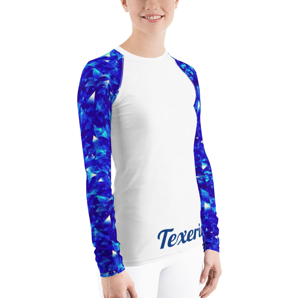 Crystal Blue Women's workout shirt