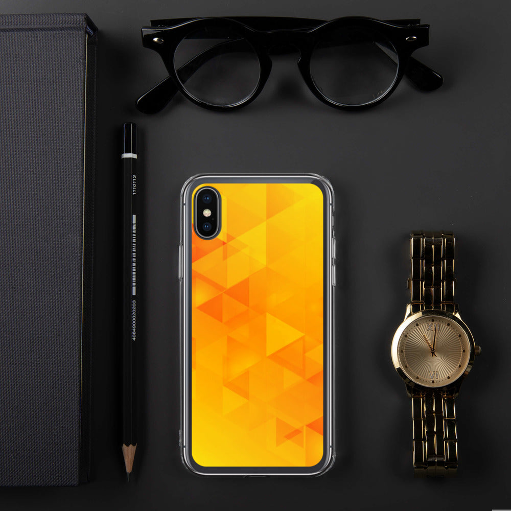 Orange Abstract iPhone Case